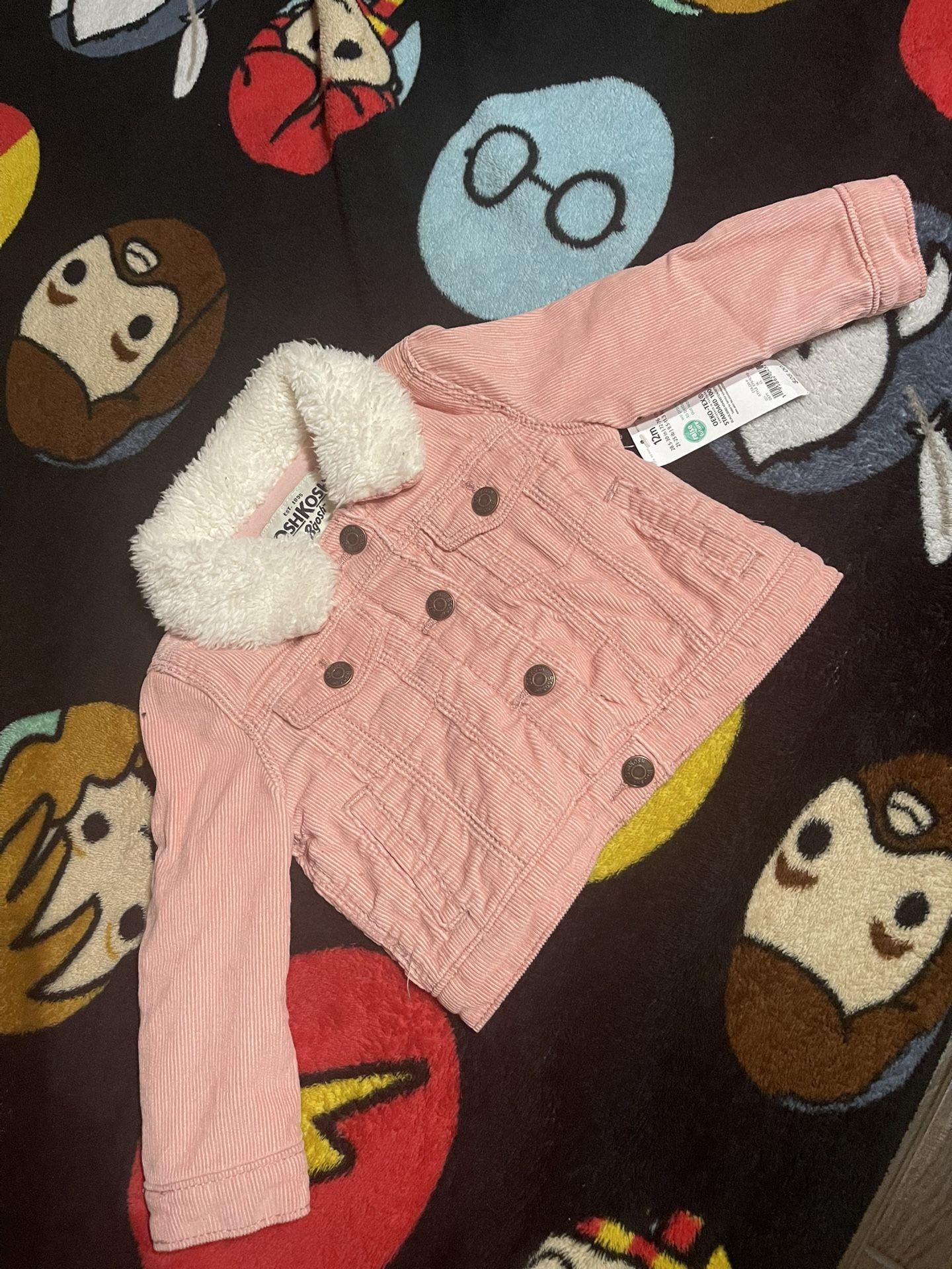 Pink Corduroy Girls Jacket