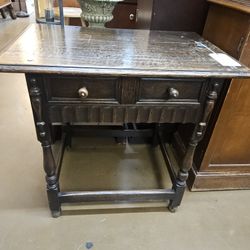 Antique Side Table We are located at 2811 East Bell road. Another Time Around Furniture.

