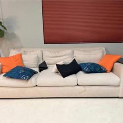 Crate And Barrel Couch 3 Piece  Set
