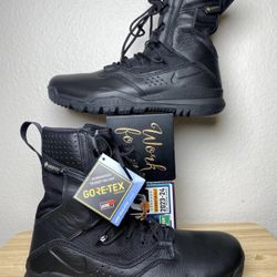 Nike SFB Field 2 8" Gore Tex Black Tactical Military Boots AQ1199-001 Men Size 8