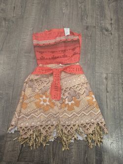 Disfraz Customer Mohana Size 5/6 T