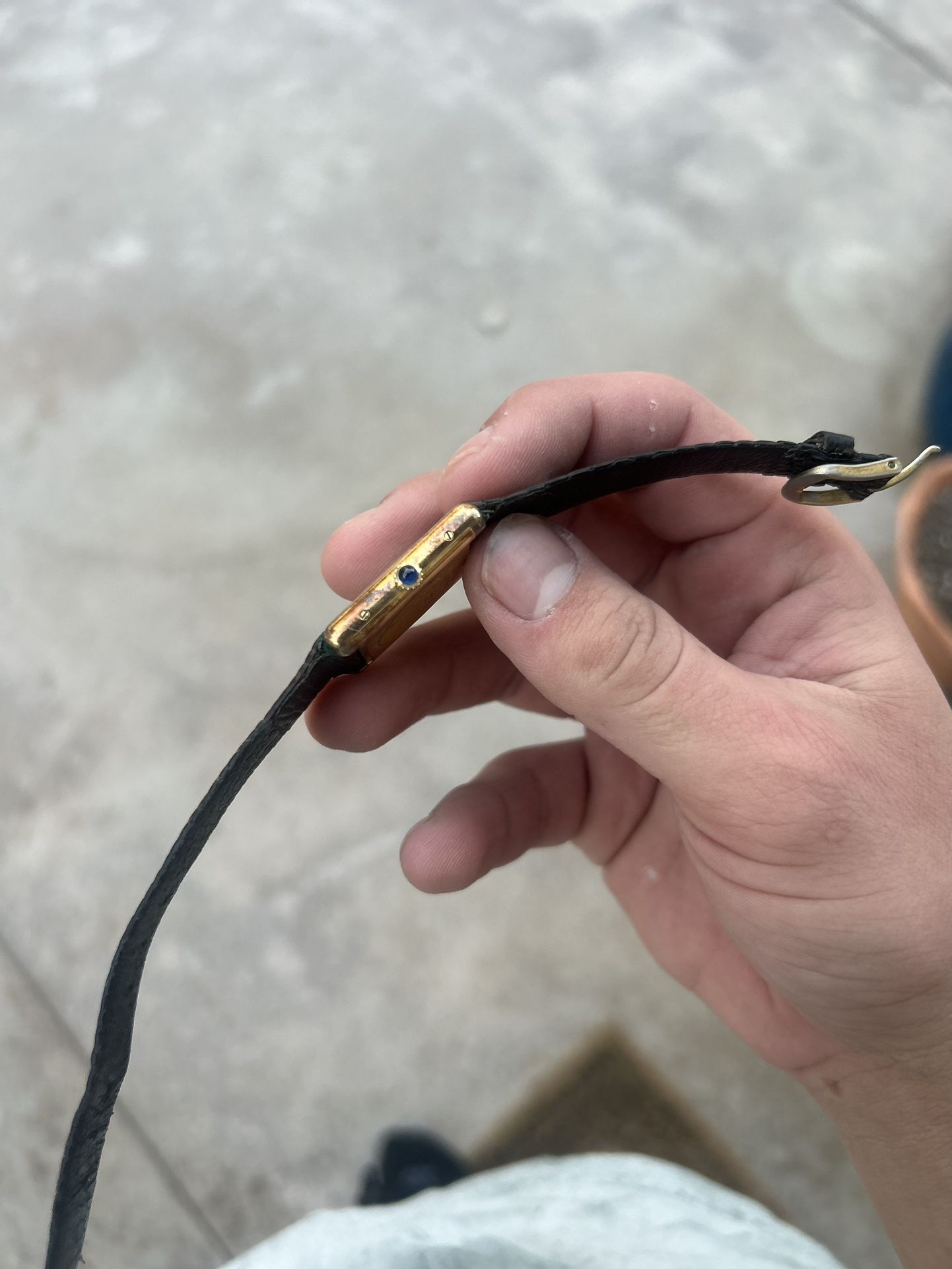 Vintage Black Face Women’s Cartier Tank