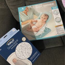 Baby Swaddled And Bath Set