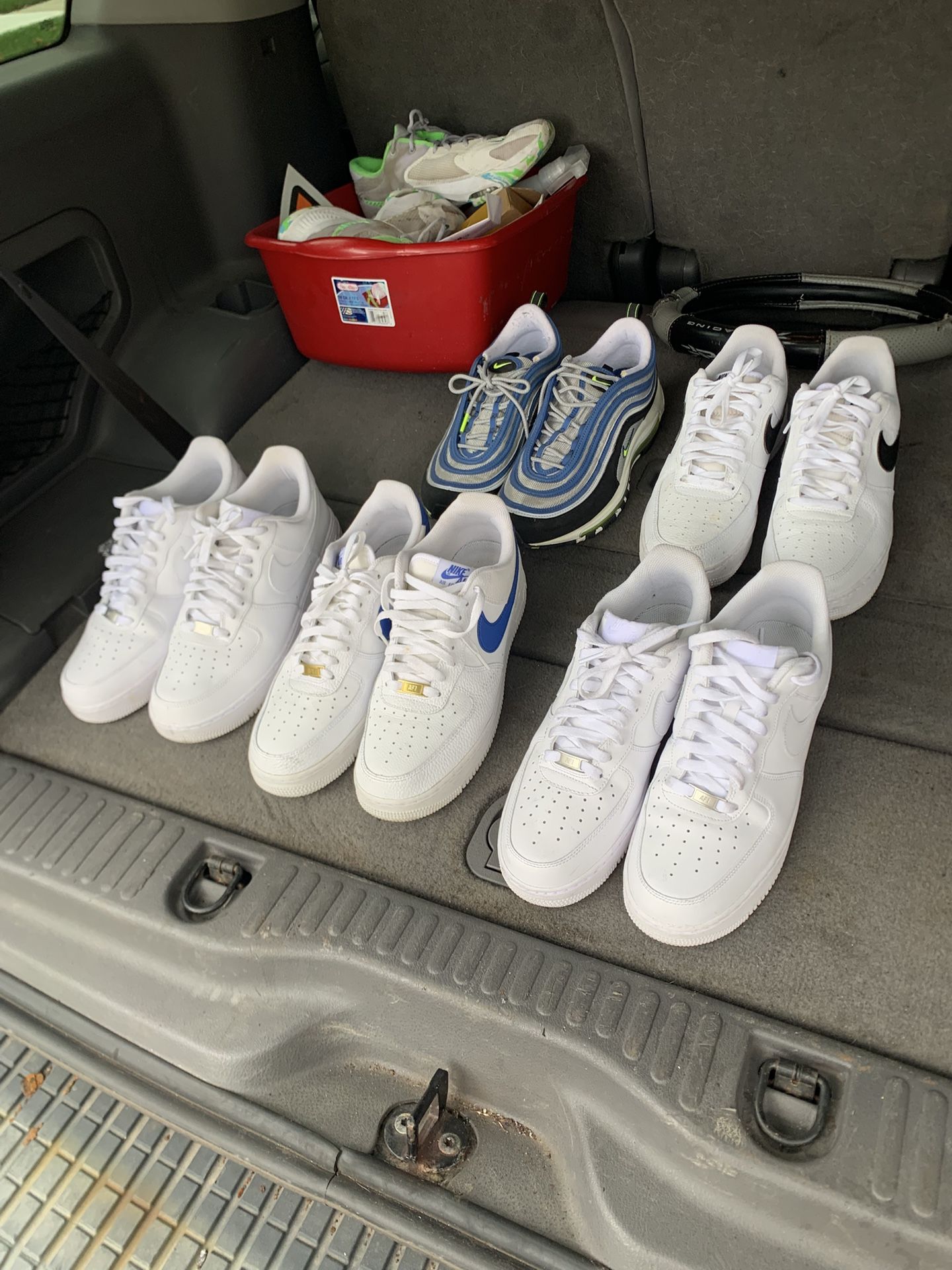 Nike Airforce 1s And 1 Nike Airmax Size 10.5