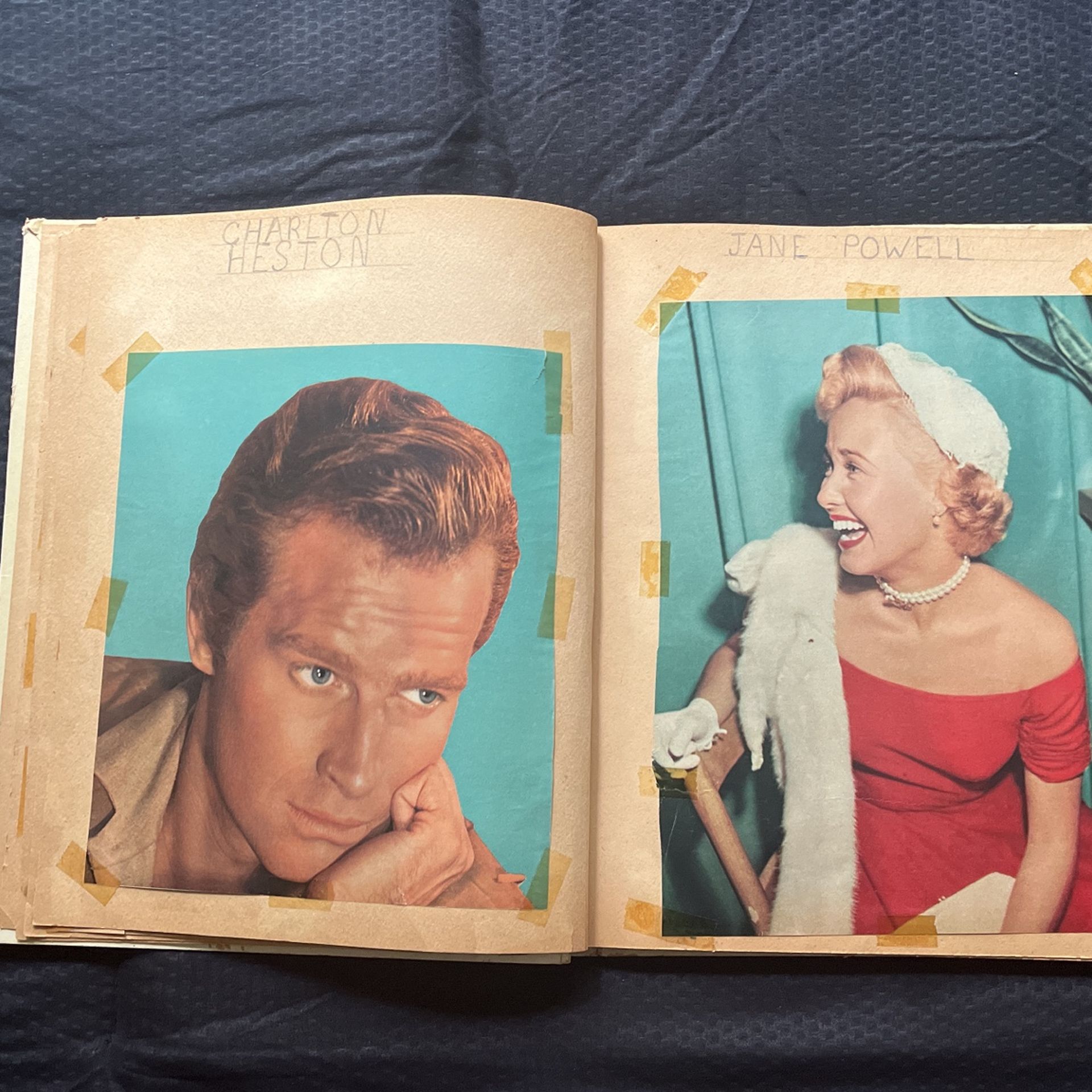 Vintage Famous Movie Stars Scrapbooks