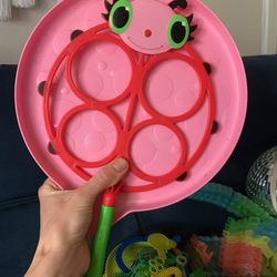 Free Bubble Making Something