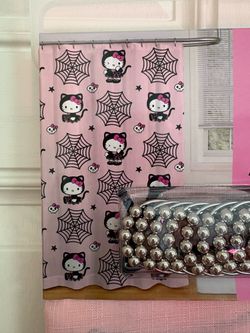 Hello Kitty Halloween Shower Curtain
