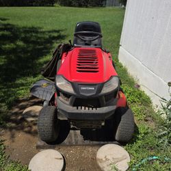 Craftsman 42 Inch Riding Mower With Bagger Attachment