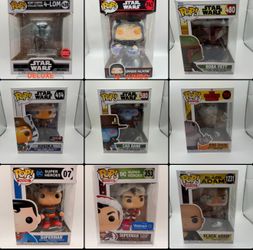 STAR WARS / DC  / MARVEL FUNKO POPS $5 & UP