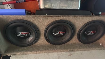 3 punch 2x4 punch woofers 12 inch subs