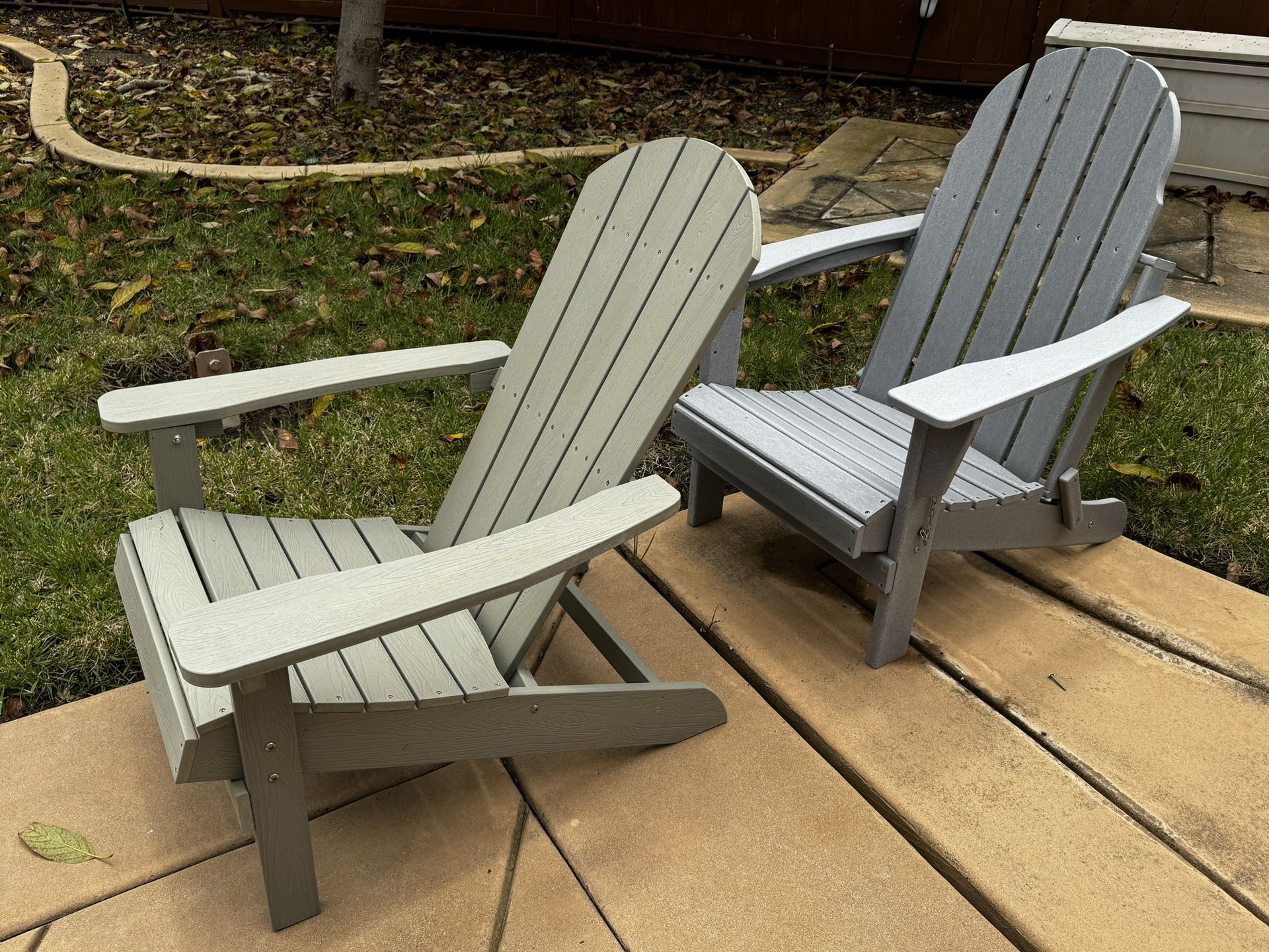 2 Adirondack Chairs