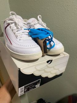Air Jordan Retro 2 Low UNC To Chicago Authentic, Size 9.5 women’s, SZ 8 men