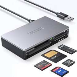 SmartMedia Card Reader Writer All-in-1 USB Universal Multi Card Adapter Slim ...