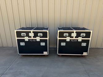 Heavy Duty Professional ATA Road Flight Case 51” x 32” x 48” – Rolling