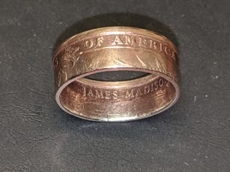 One dollar coin ring