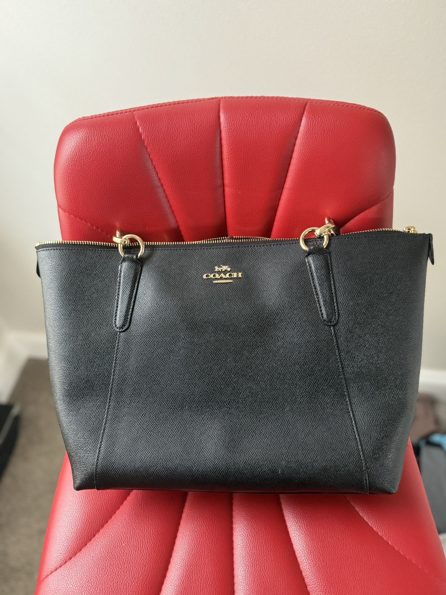 Blk/gold Coach Purse