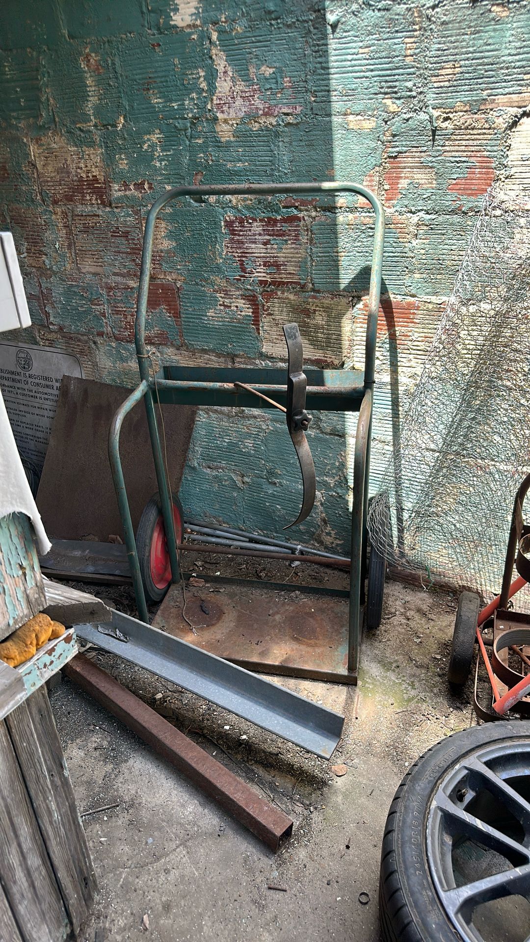 Welding Bottle Cart