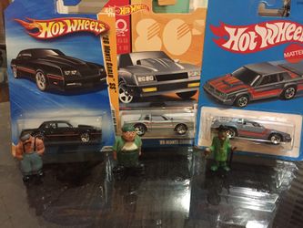 Hot wheels 86 Monte Carlo x2, 84 Hurst Olds