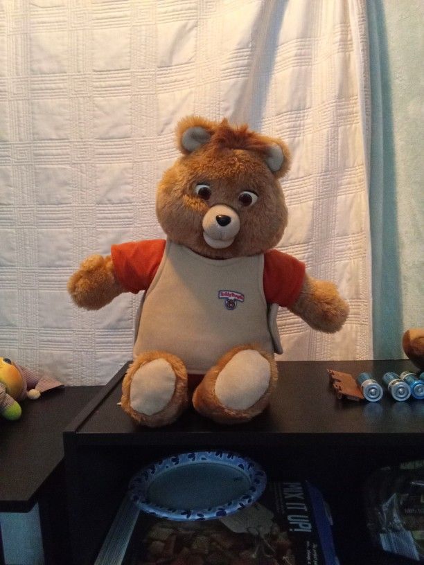 ORIGINAL WORKING story Telling Teddy Ruxpin With Tape