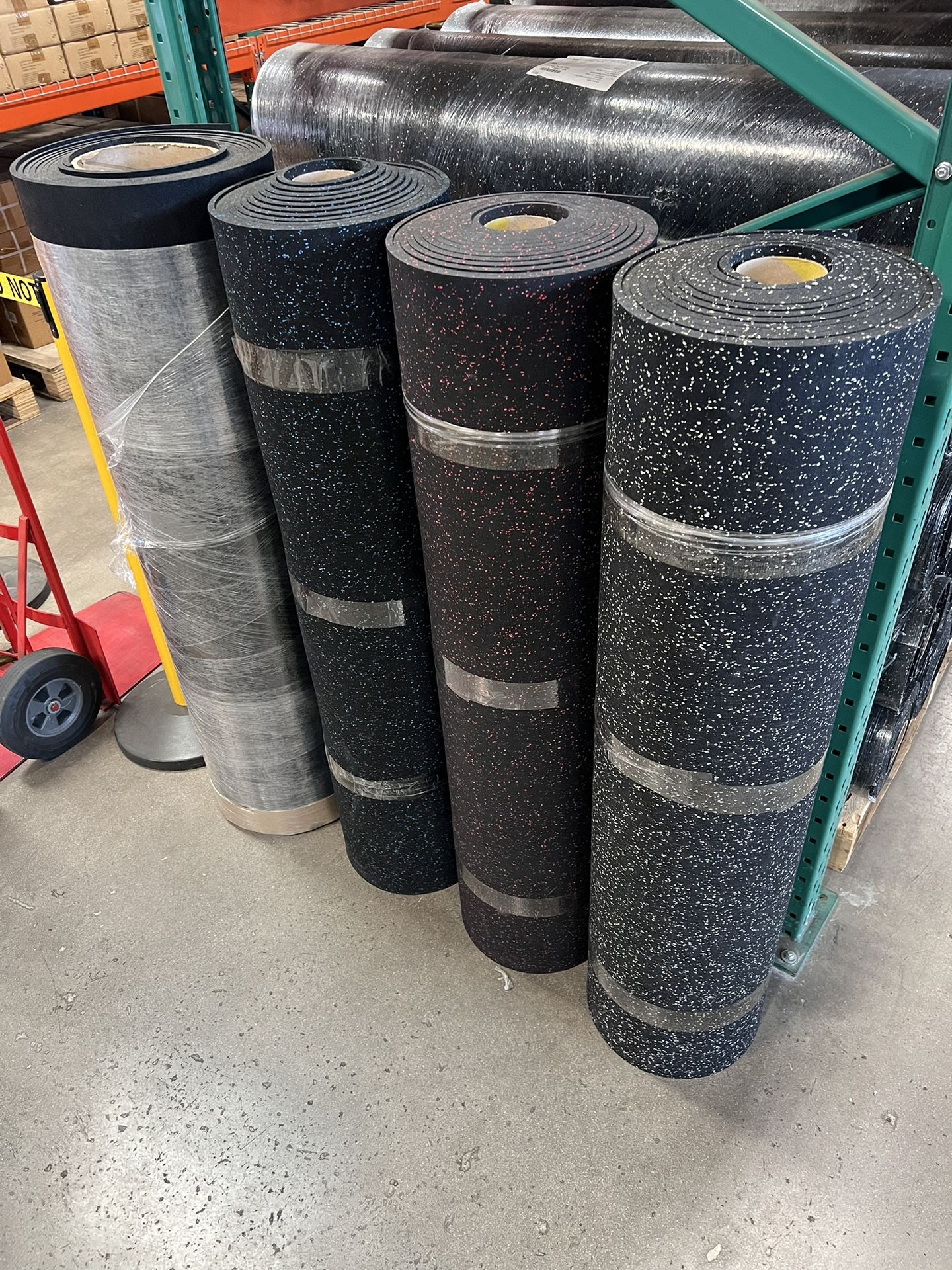 Rubber Flooring Rolls▪️Brand New▪️4ft X 16ft▪️ Multiple Available ▪️Click On Our Profile For More Fitness Equipment