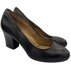 Sofft Palisade leather black pumps women’s Size 9M comfy  