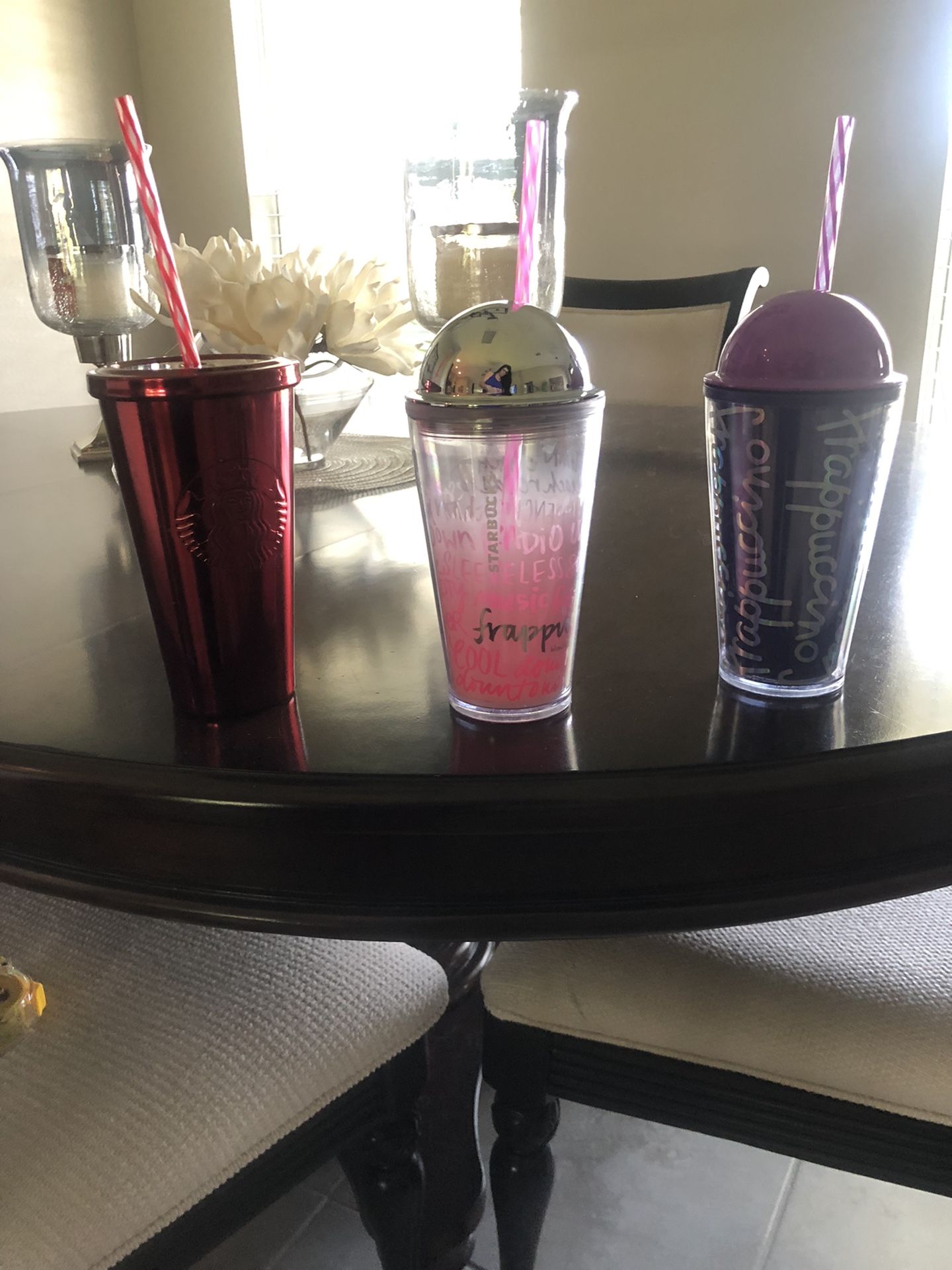 3 Starbucks Tumblers