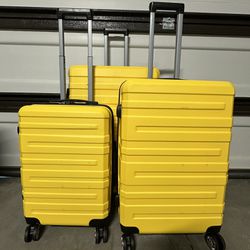 Luggage 3pc Set Bright Yellow 
