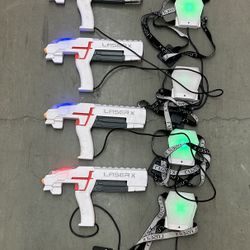 LASER X 4-Player INDOOR/Outdoor  LASER TAG Game 👀 (please read description)