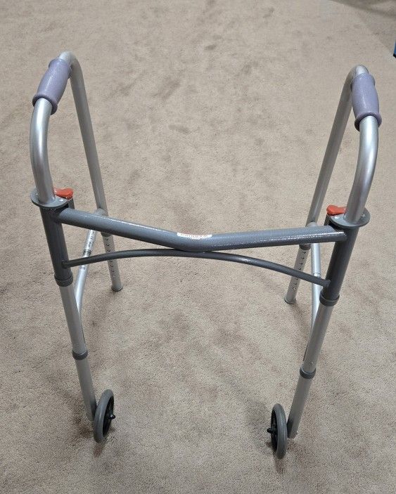 Drive Medical Steel Walker Foldable