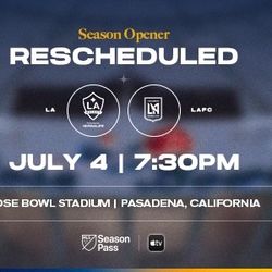 LAFC vs LA Galaxy On July 4th. 