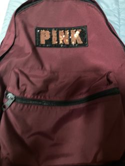 Pink brand bag pack
