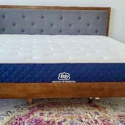 Brooklyn Bedding Signature Hybrid King Mattress – Firm (Like New)