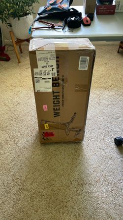 Unopened Lusper Weight Bench