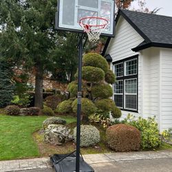 Nearly New Adjustable Basketball Hoop