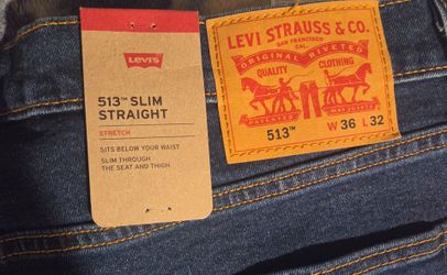 513 blue levi jeans 36×32