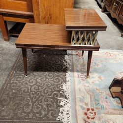 Atomic Mid-Century Modern End Table 