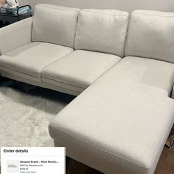 Light Beige Sofa - Excellent Condition