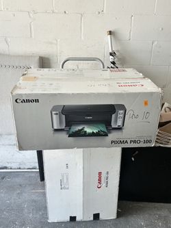 Large Canon PIXMA PRO-100 professional inkjet photo printer