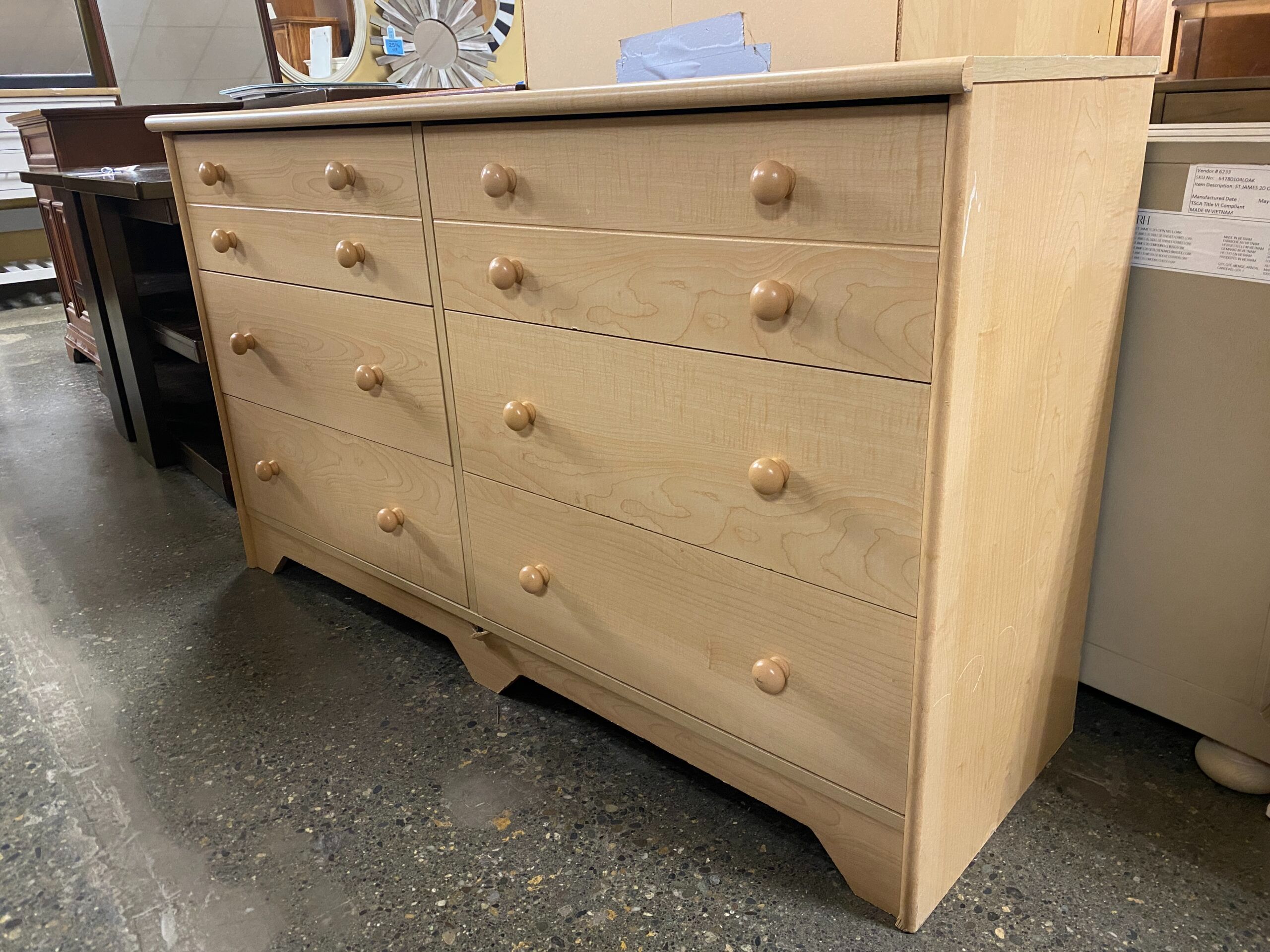 SOUTH SHORE Light 6 Drawer Dresser