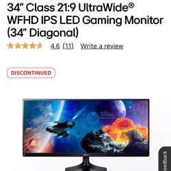 Dell monitor 34‘’ 2k 100Hz
