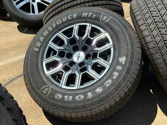 4X 2025 Chevy Colorado Tahoe Silverado WHEELS 84965341 84738118 Firestone LT275/70R18 99%