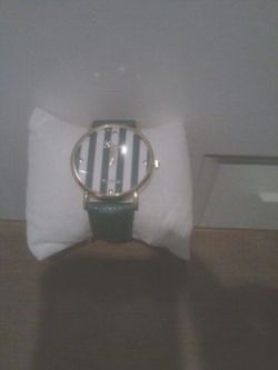 NEW GREEN STRIPE WATCH