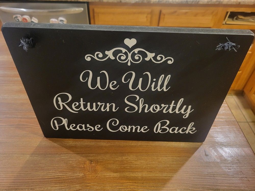 Wooden Sign For Business Or Direct Sales