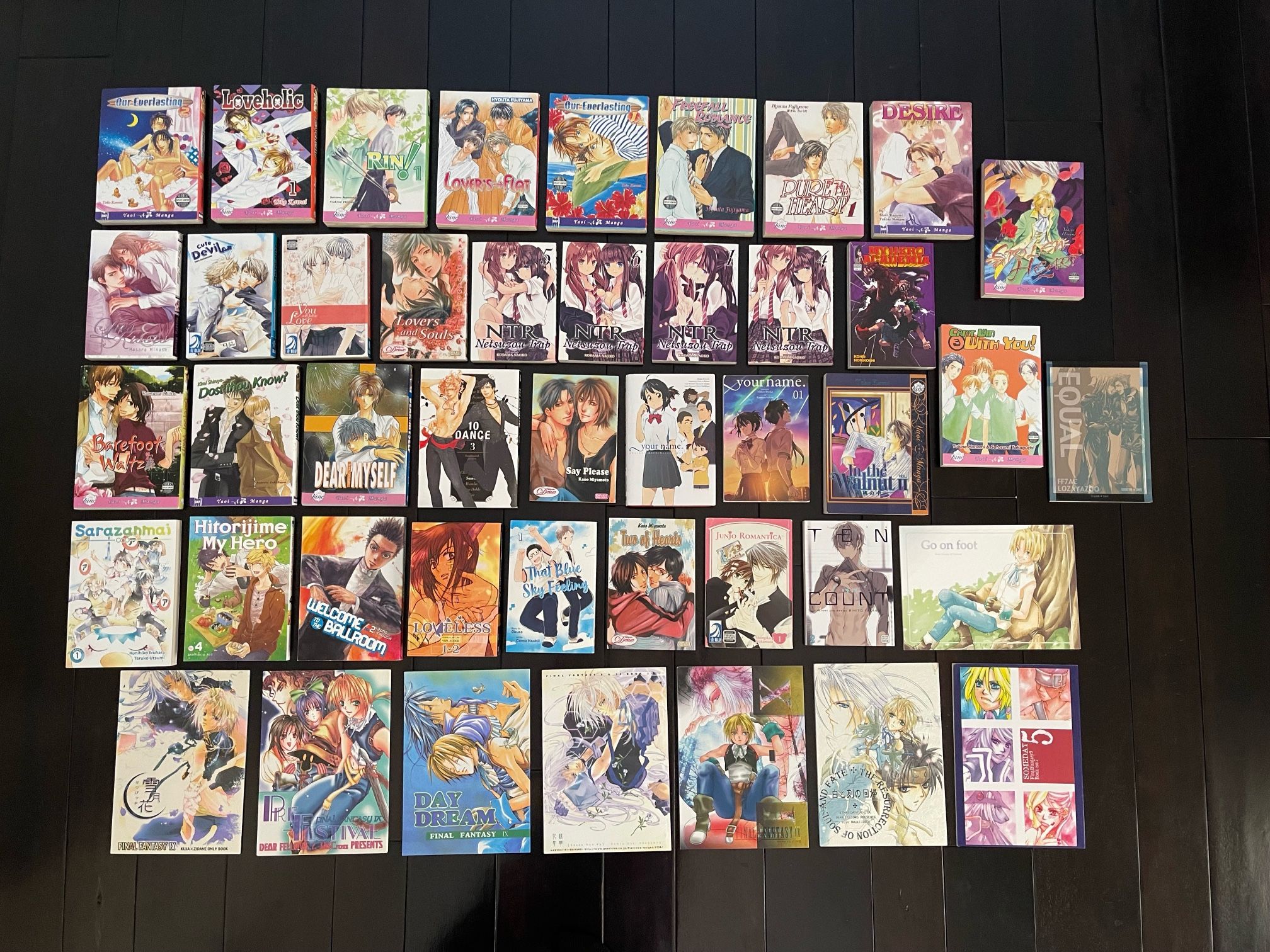 Yaoi BL Yuri Manga Lot Final Fantasy 9 XI Doujinshi, Kano Miyamoto, NTR 40+