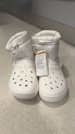 NEW | Unisex White Croc Rainboots