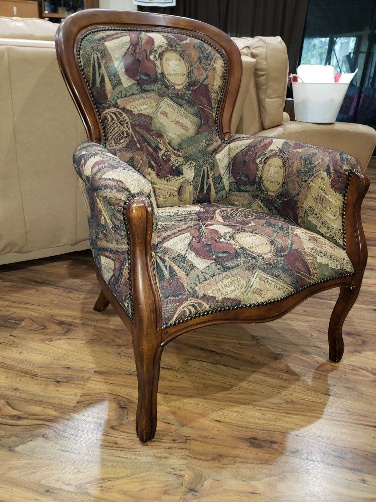 Antique Wooden Armchair