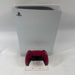 Sony PlayStation 5 Digital Edition PS5 825GB White CFI-1215B With Controller