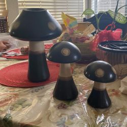 Decorative Ceramic Mushrooms
