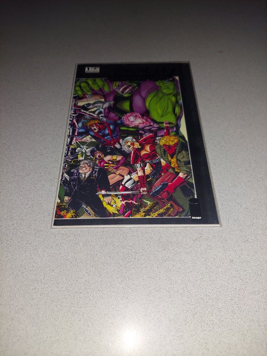 1993 WILDC.A.T.S #1 SOURCEBOOK COMIC BAGGED AND BOARDED 