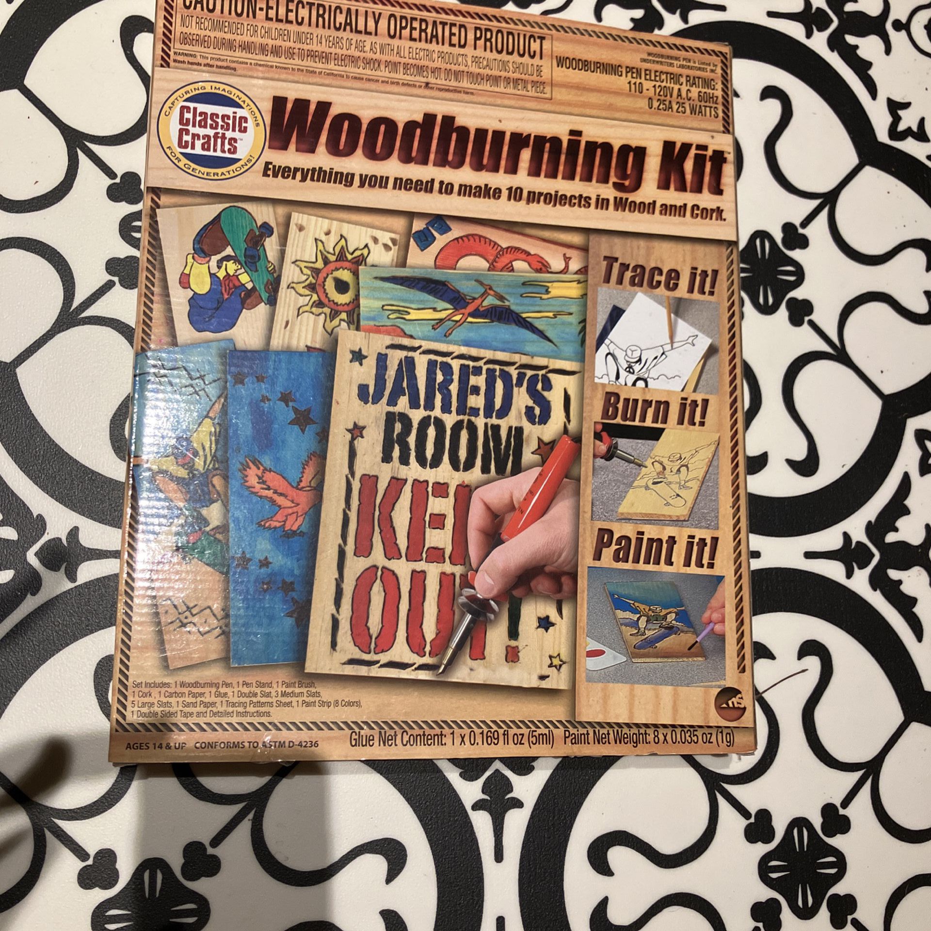 Classic Crafts Wood burning KIT - NIB/wrapped - Retails for $29